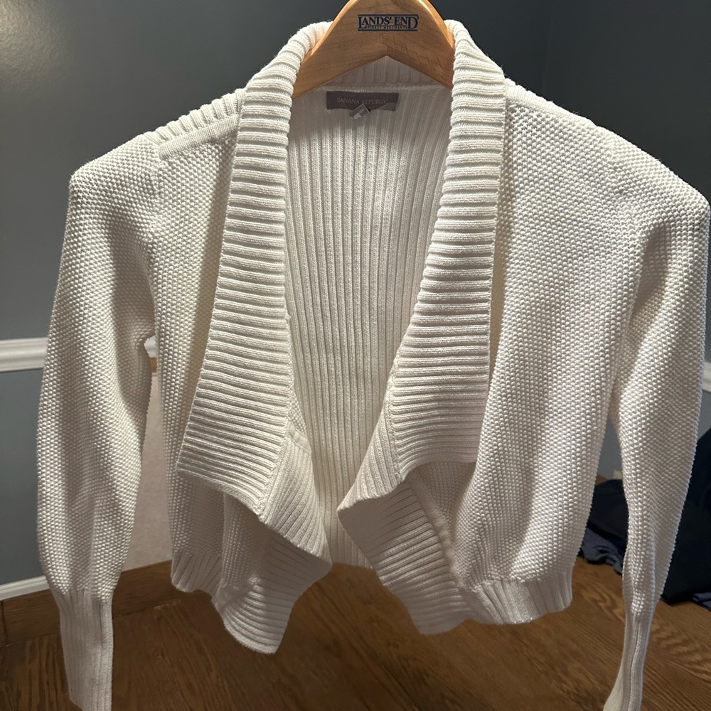 Banana Republic Women’s Small Crop Open Sweater